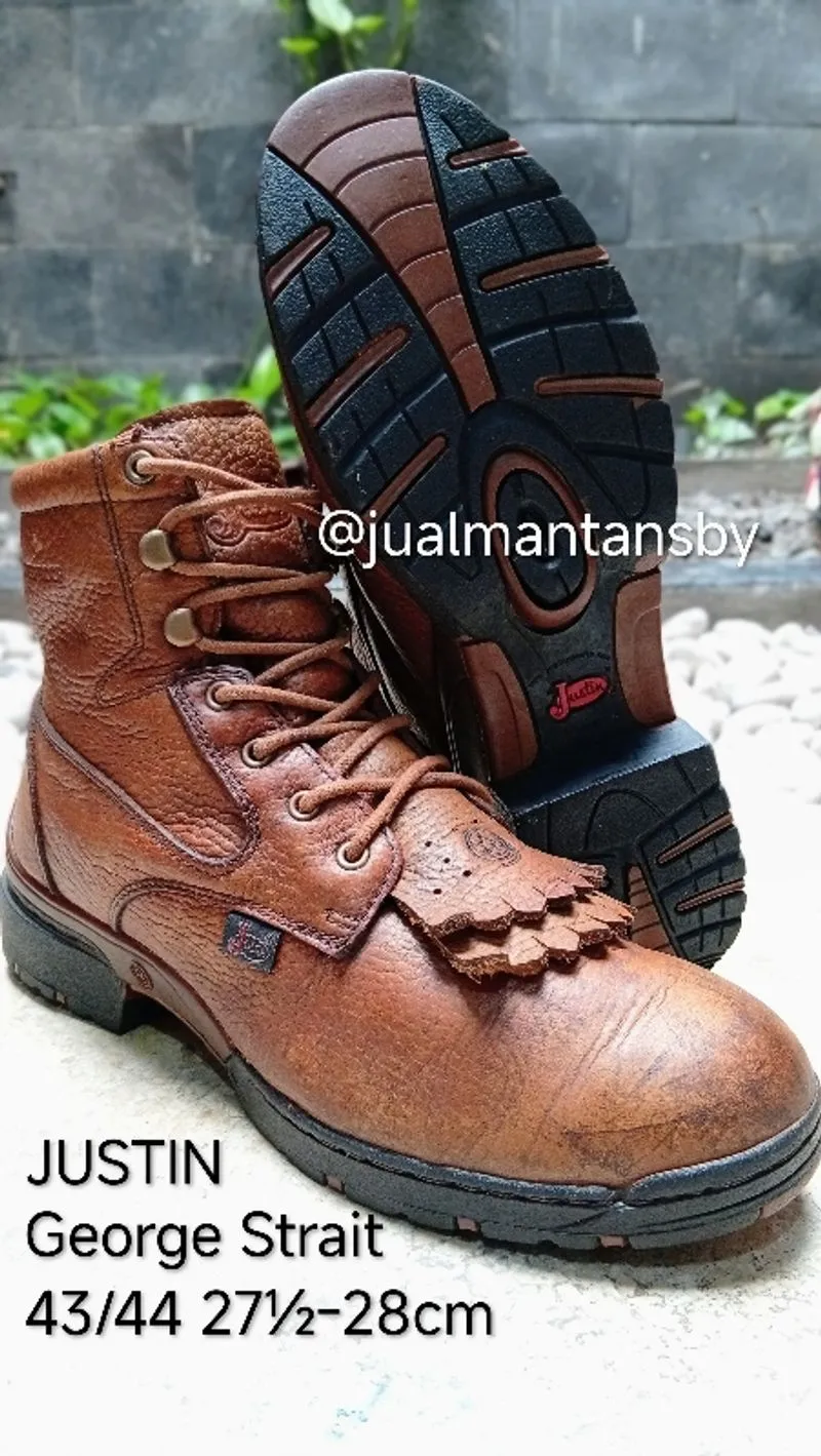 JUSTIN Vintage Work Boots photo 1