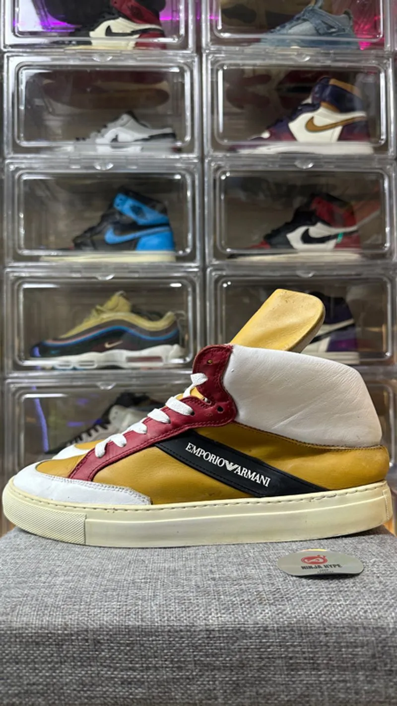 EMPORIO ARMANI HIGH TOP SNEAKERS , EMPORIO ARMANI HIGH TOP , photo 1