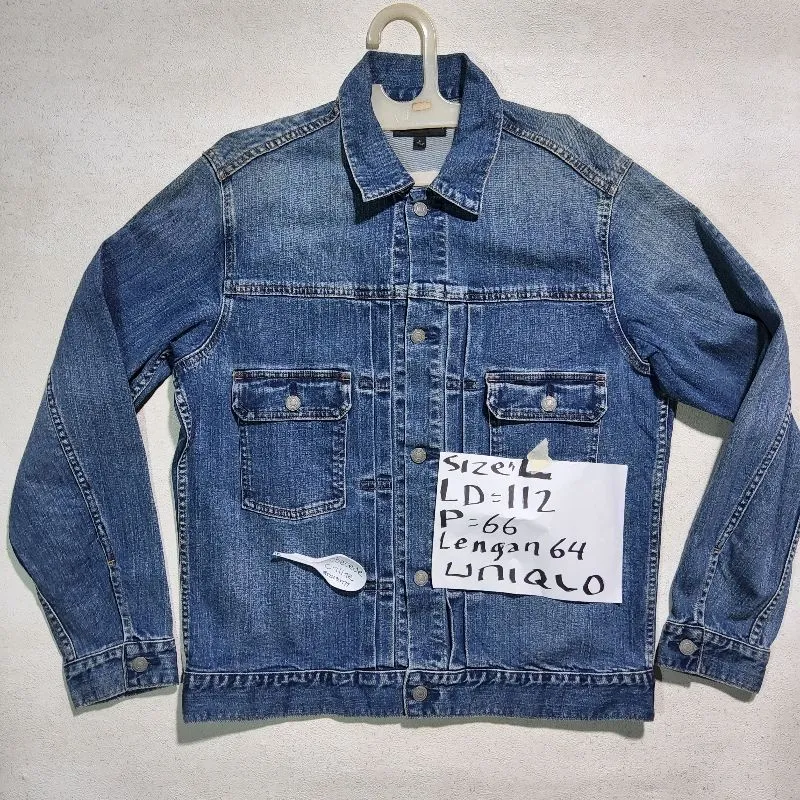 uniqlo type II denim jacket size L type 2  photo 1