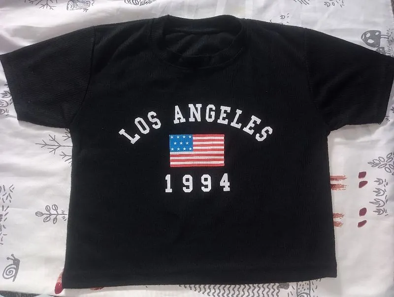 Black crop top Los Angeles 1994 photo 1