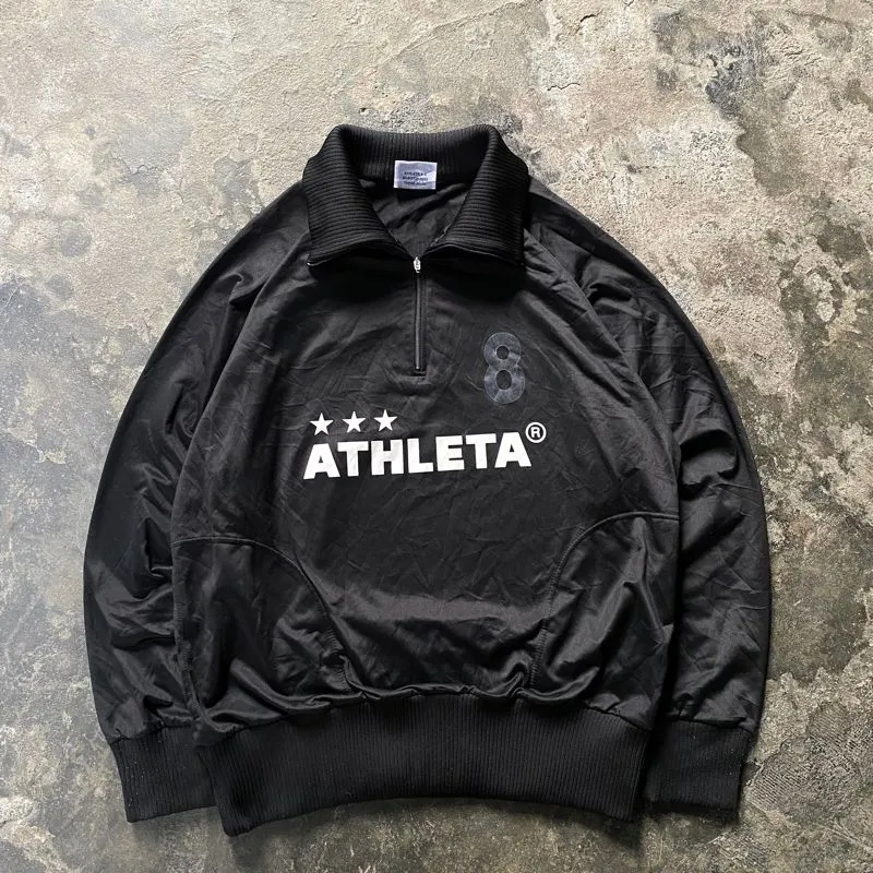 Athleta Half Zip Sweatshirt Black photo 1