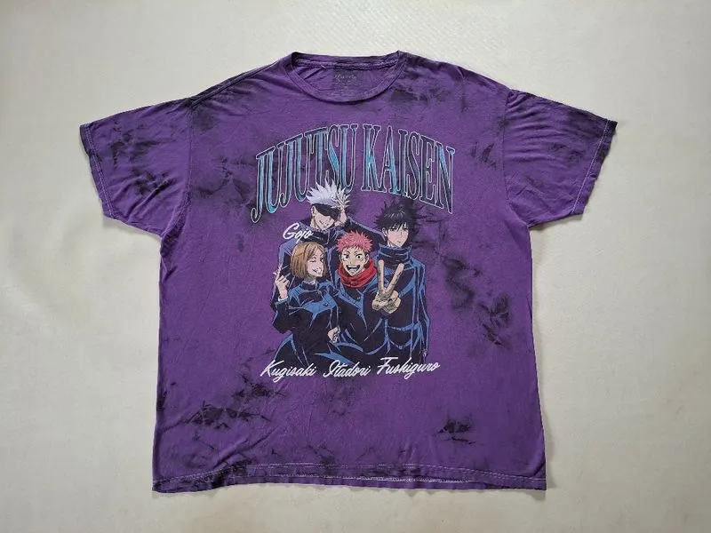 KAOS JUJUTSU KAISEN TIE DYE ORIGINAL 100% photo 1