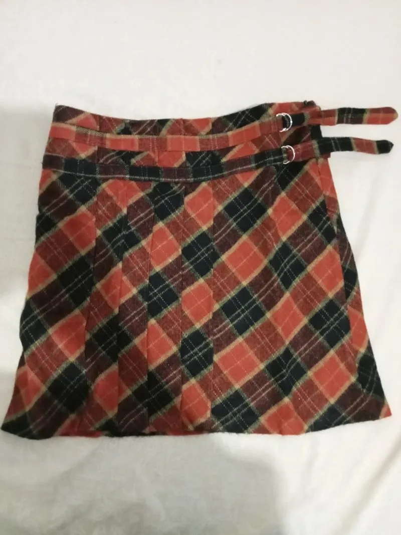 [ NETT ] Tartan Wool Skirts photo 1