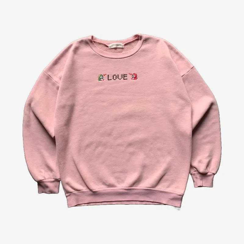 Casual Sweater Wanita pink photo 1