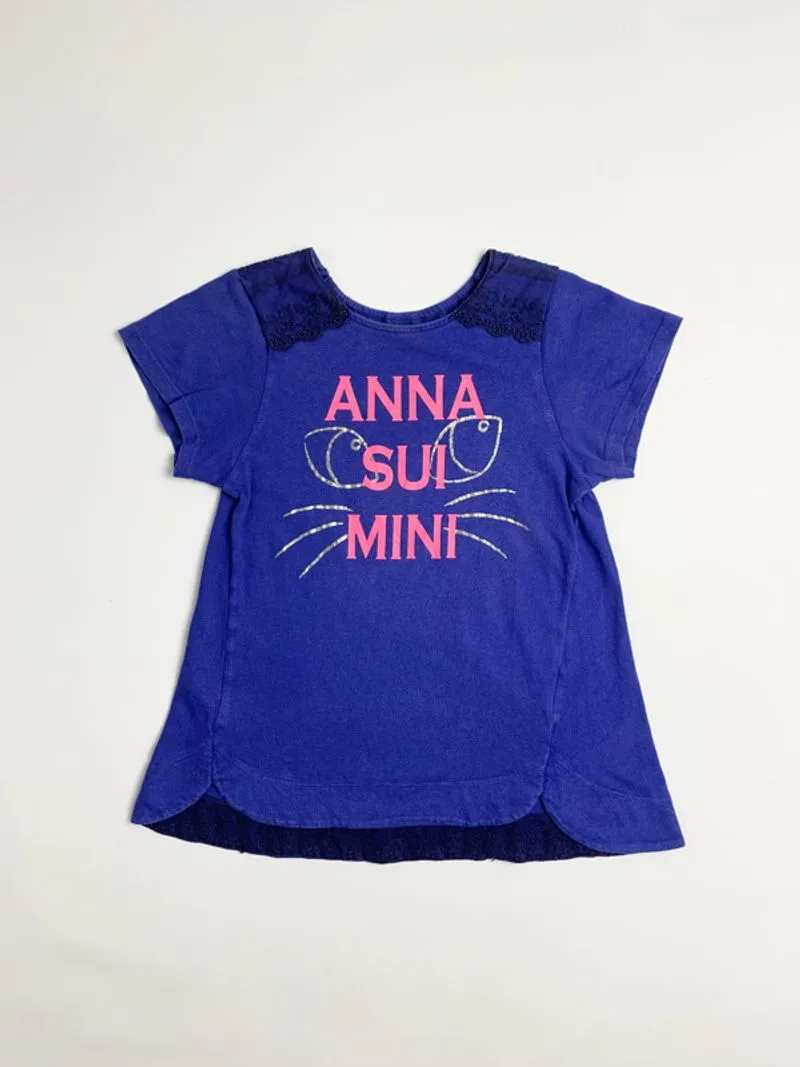 Y2k ANNA SUI MINI Tee Iconic Graphic photo 1
