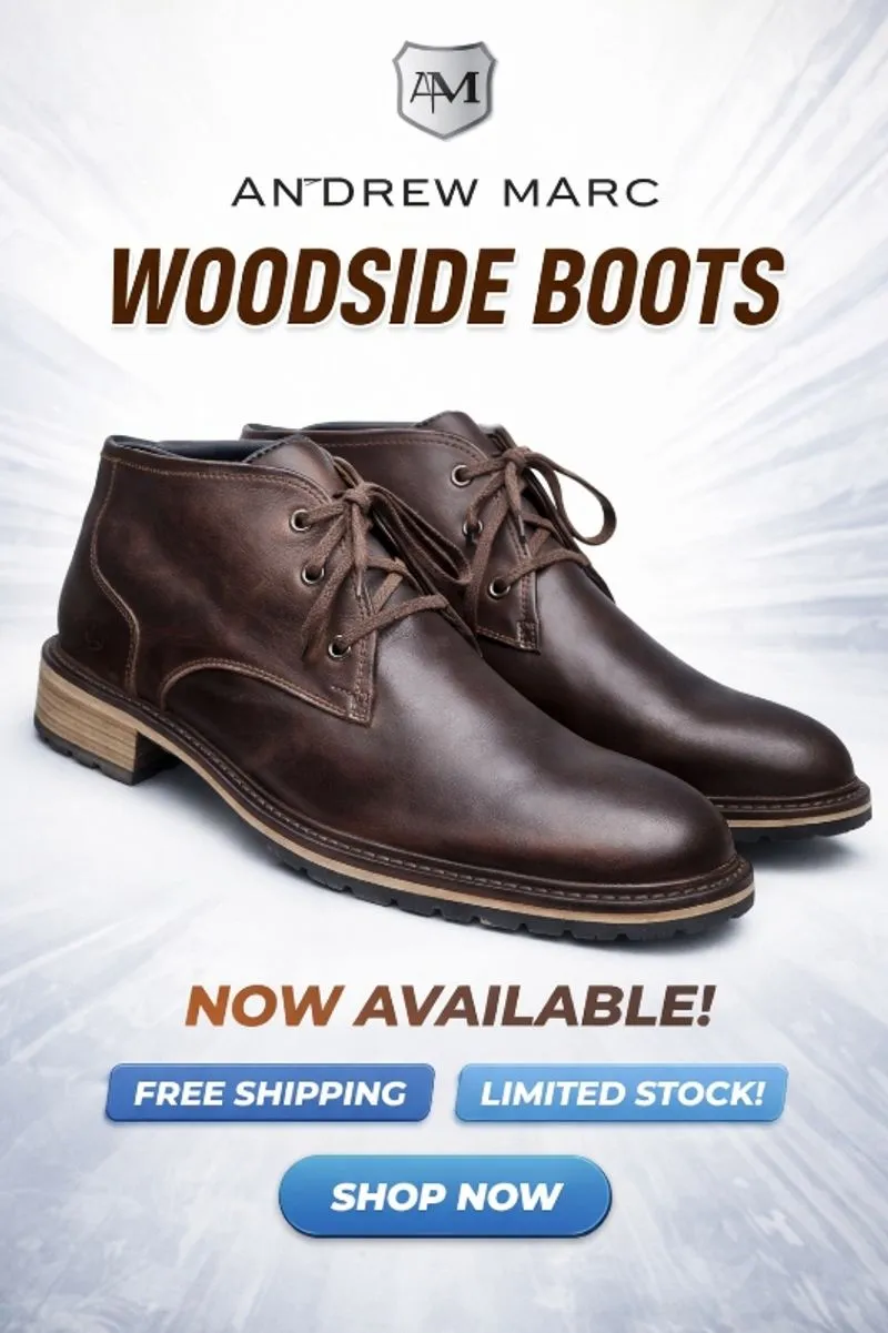 Chukka boots Andrew Marc Woodside photo 1