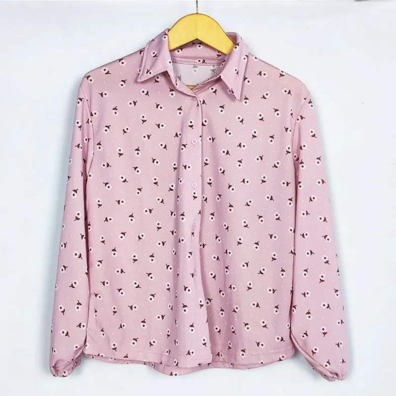JRUE BLOUSE LD 110 | KEMEJA WANITA FORMAL MOTIF BUNGA photo 1