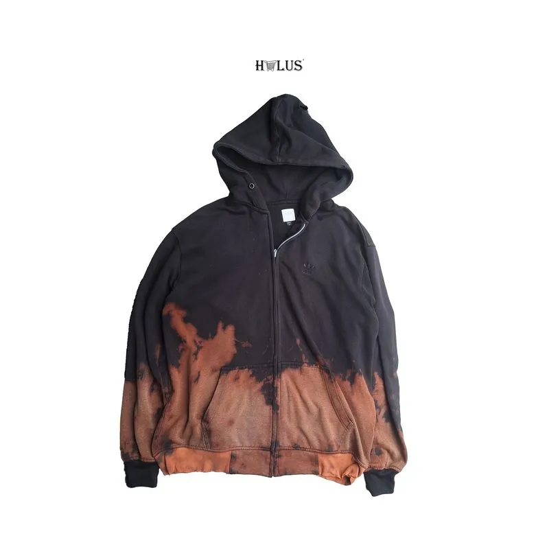  Adidas Originals Zip Hoodie Vintage Bleach  photo 1