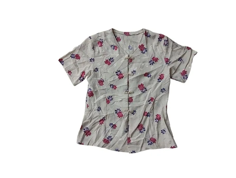 Cheongsam pattern shirt photo 1