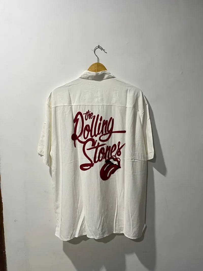 The Rolling Stones White Ss Shirt photo 1