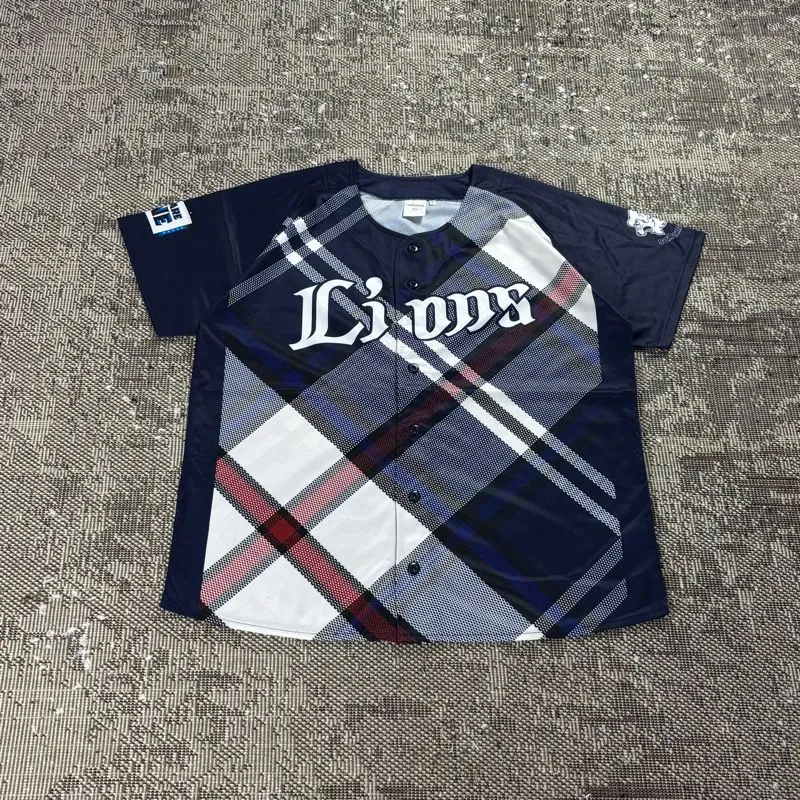 JERSEY BASEBALL LIONS, size S & L photo 1