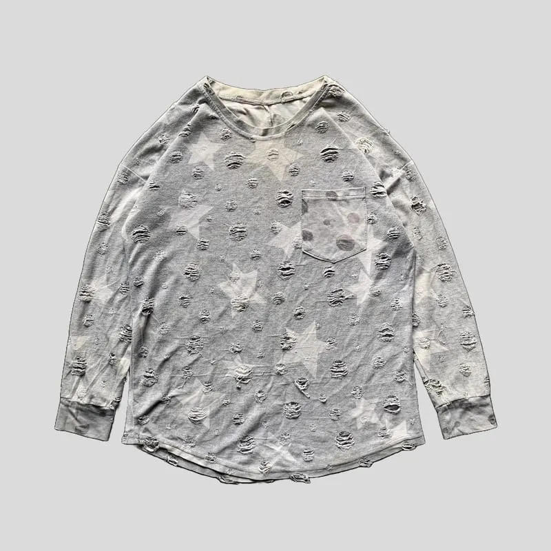 Streetwear Y2K T-shirt Wanita gray photo 1