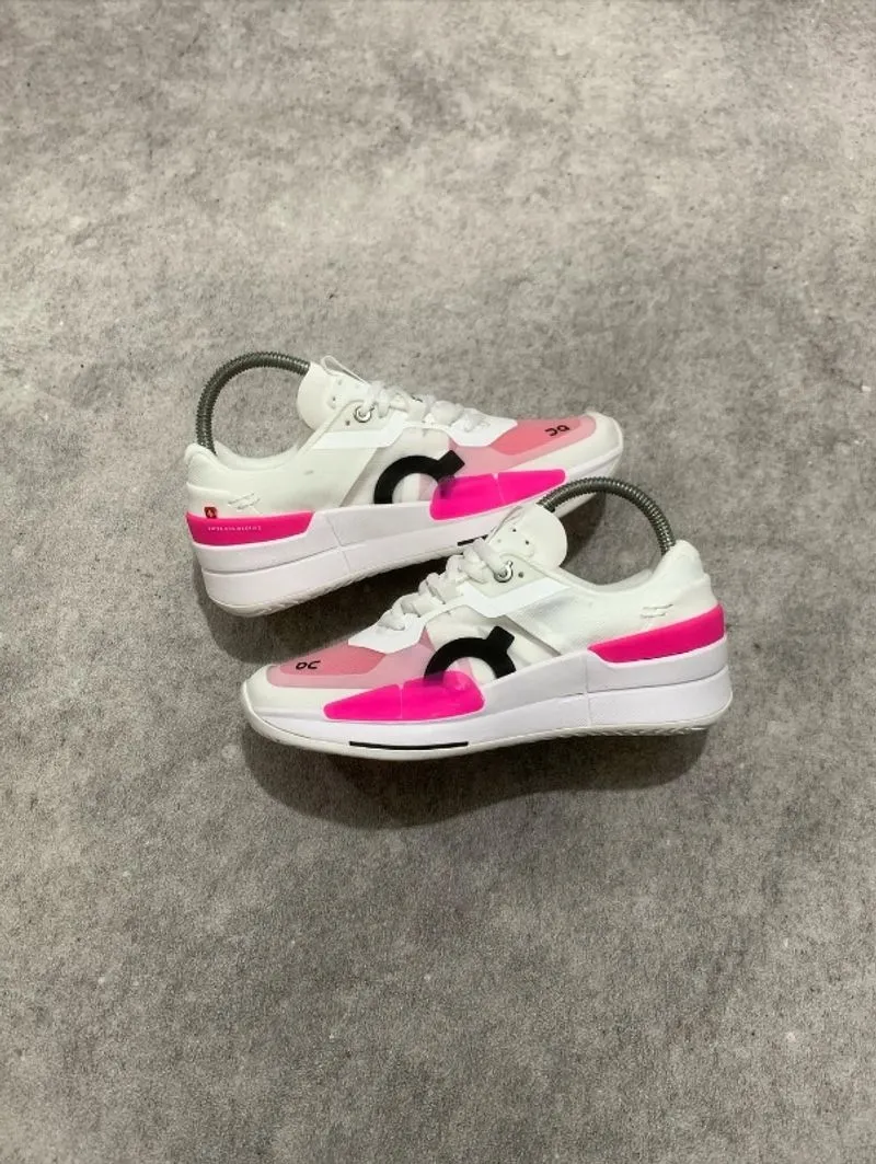 On CLOUD ROGER PRO2 COUPLE WHITE PINK SNEAKERS PADEL/TENIS photo 1