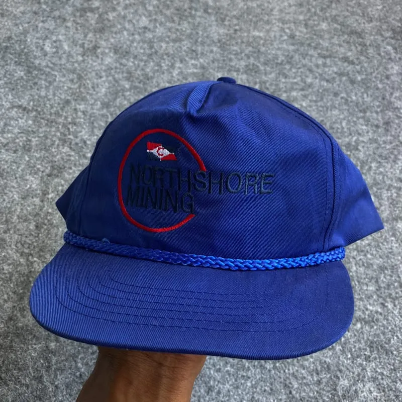 Vintage Y2K Hat Pria blue photo 1