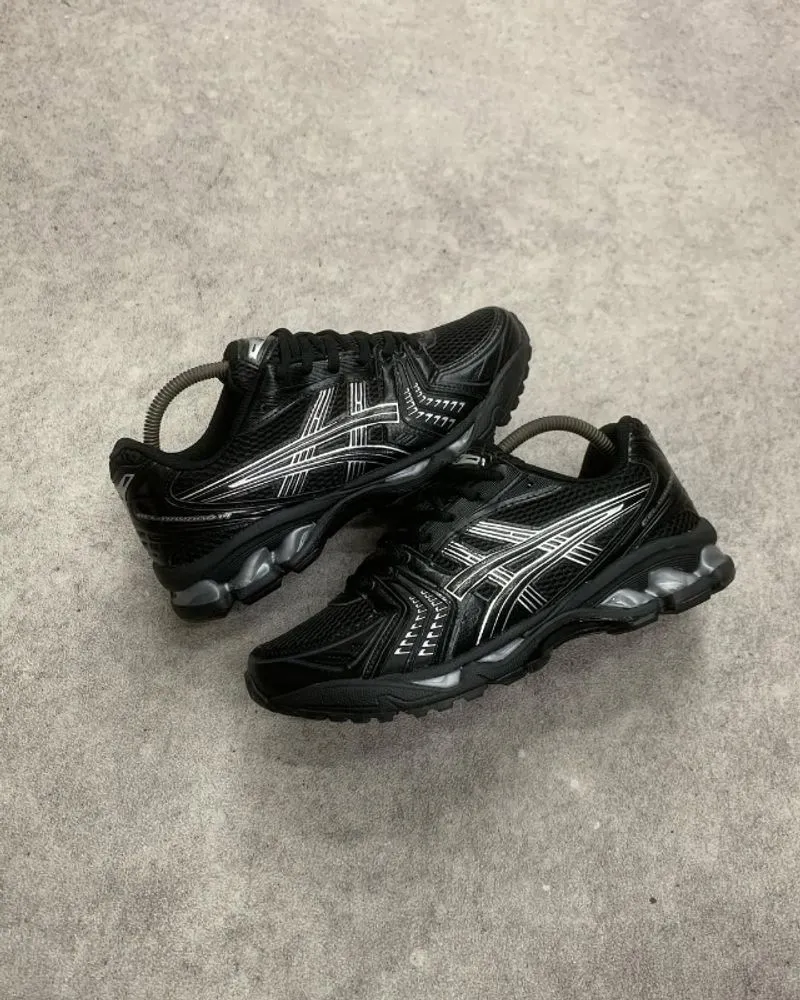 ASICS GEL-KAYANO14 BLACK SILVER SNEAKERS SPORTY  photo 1