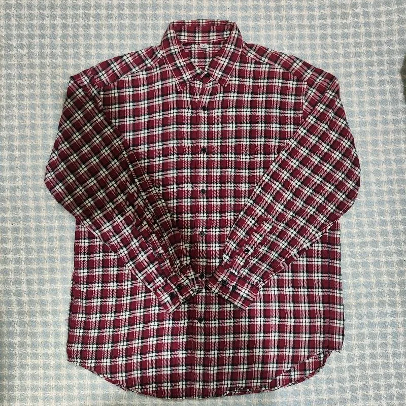 Kemeja flannel uniqlo size L (tag jadul) photo 1