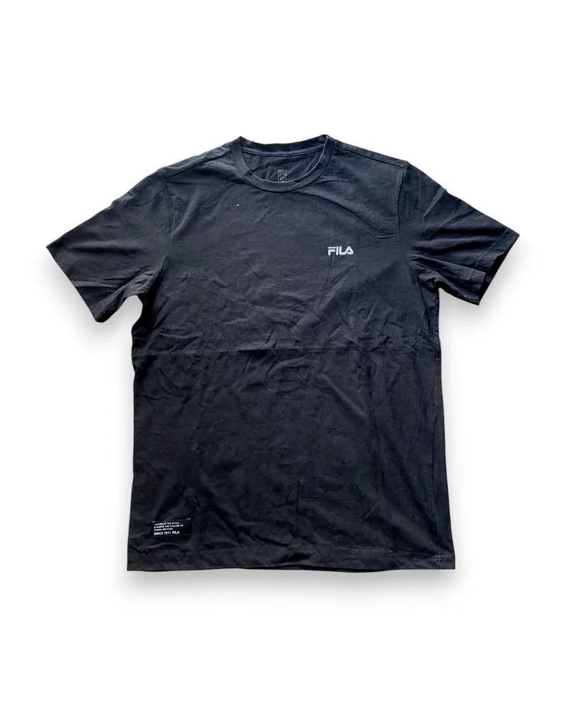 Fila Black White Small Logo T-shirt photo 1