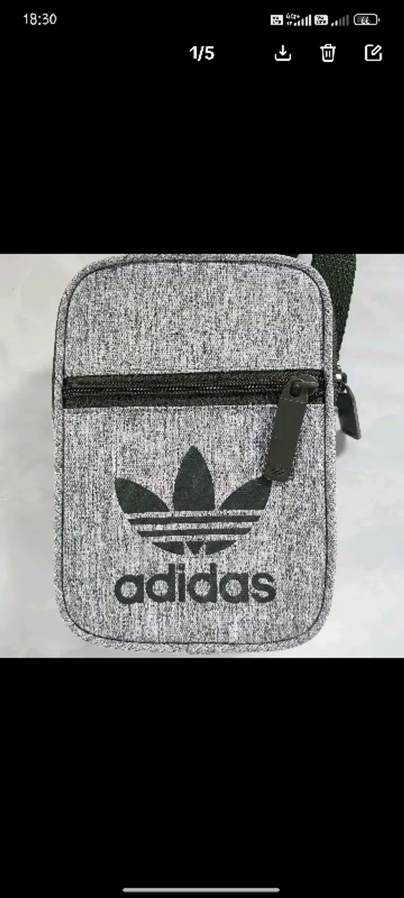 Sling Bag Adidas Originals festival grey photo 1