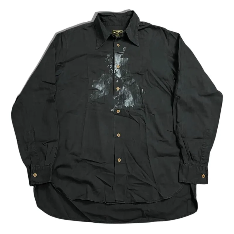Vintage 1998 Anglomania UK Map Shirt photo 1