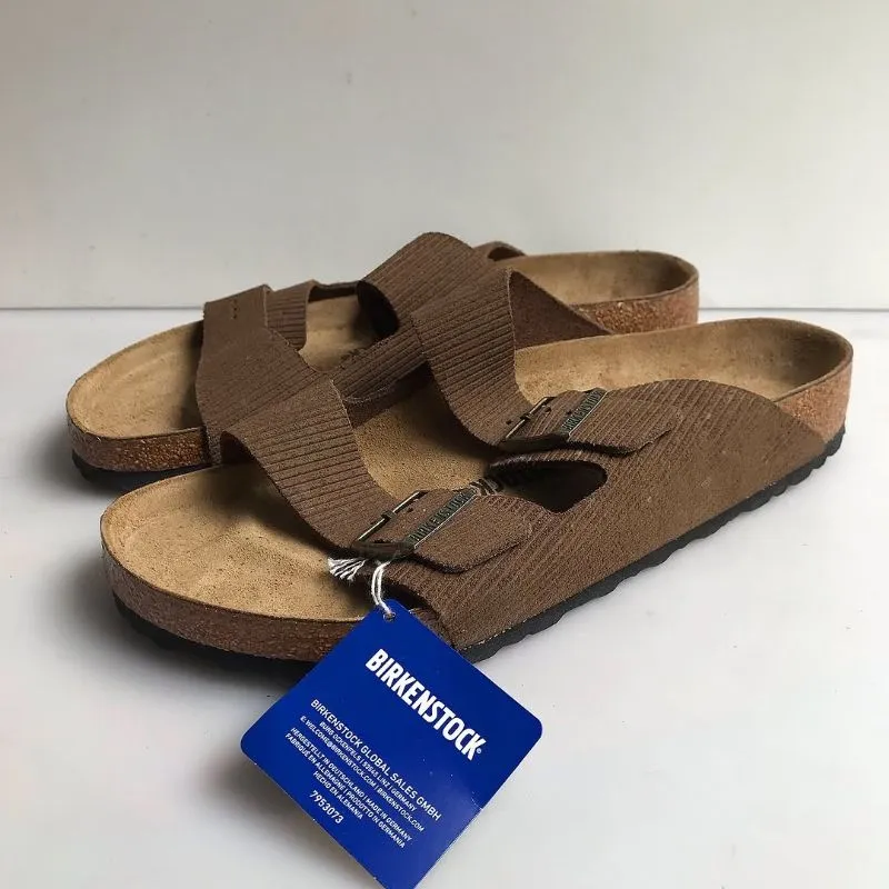 The Original Birkenstock Arizona Brown Corduroy Leather cork photo 1