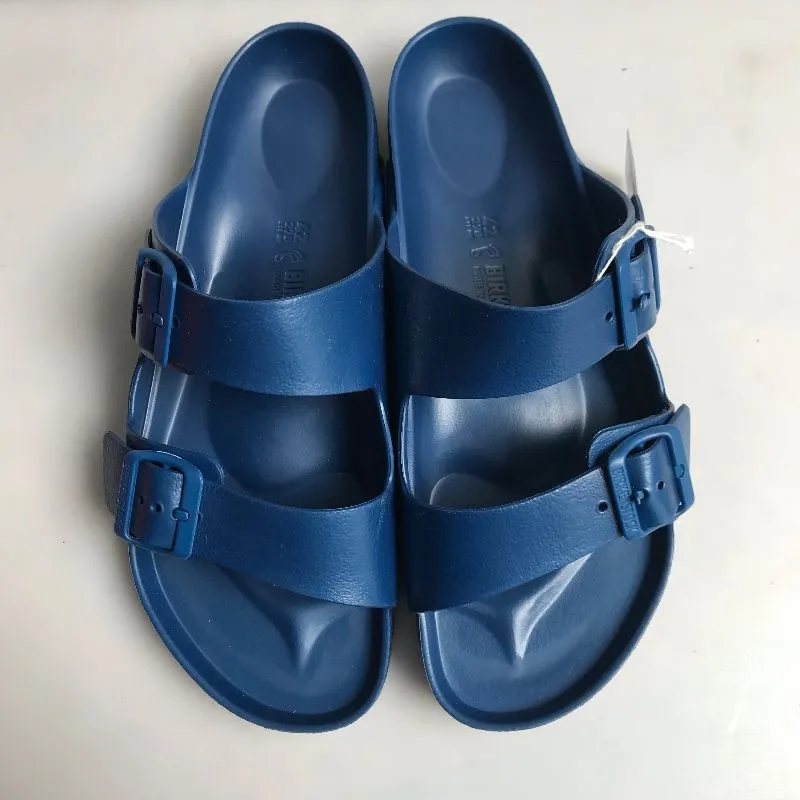 The Original Birkenstock arizona Navy Blue electric eva Rubb photo 1