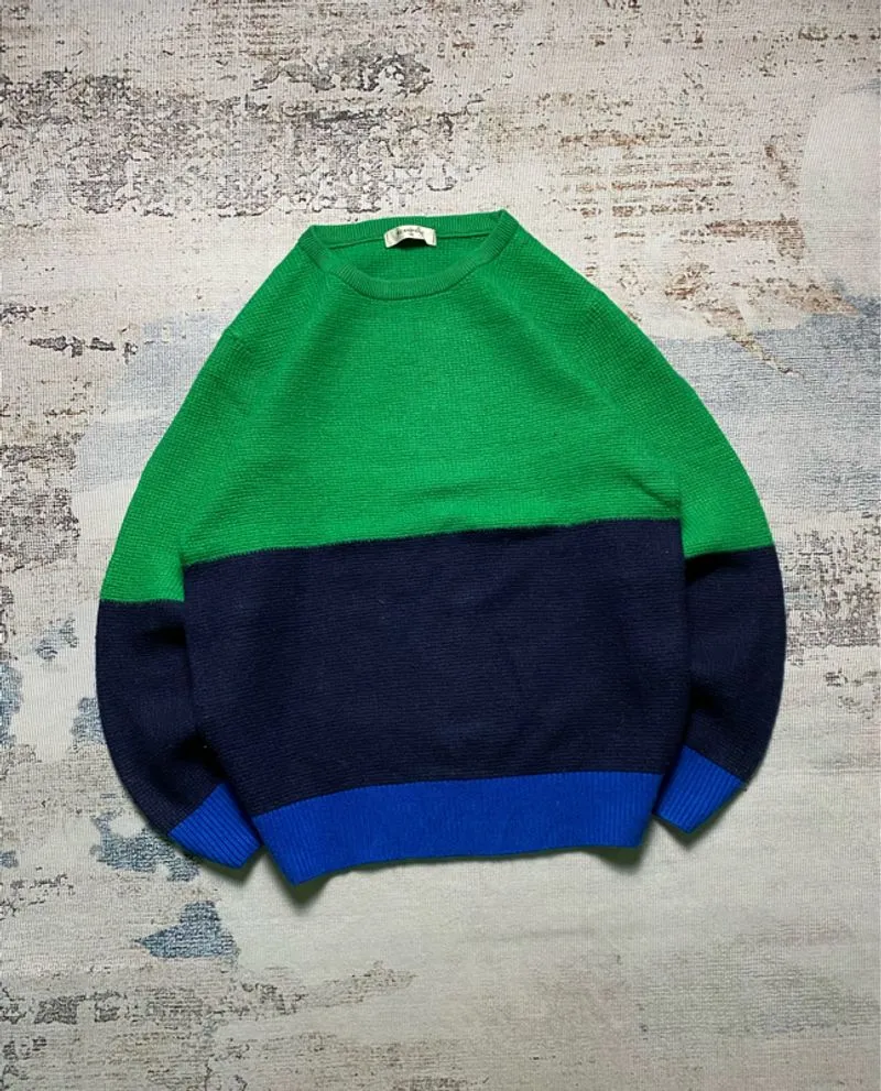 BEANPOLE 3TONE KNIT SWEATER photo 1