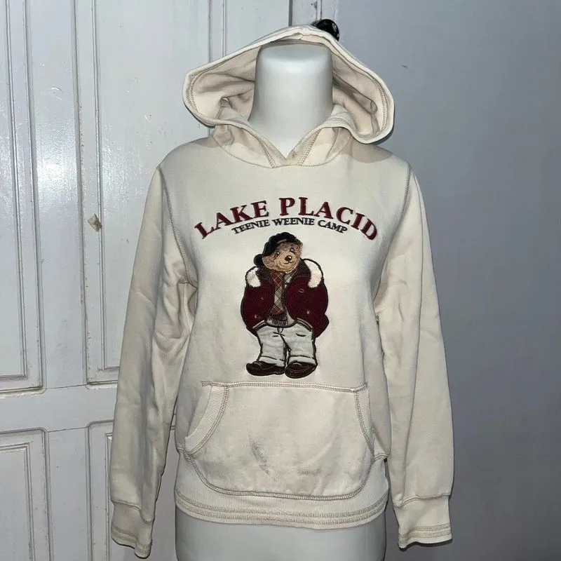 TEENIE WEENIE preppy cream beige krem hoodie photo 1