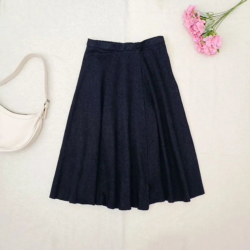 Wrap Style Midi Skirt | Soft Coquette Morikei Look photo 1