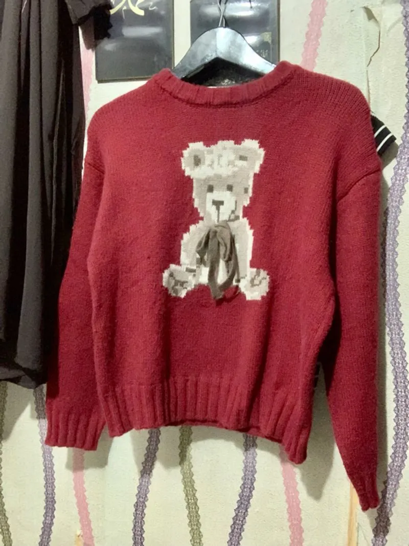 sweater rajut look like bershka photo 1