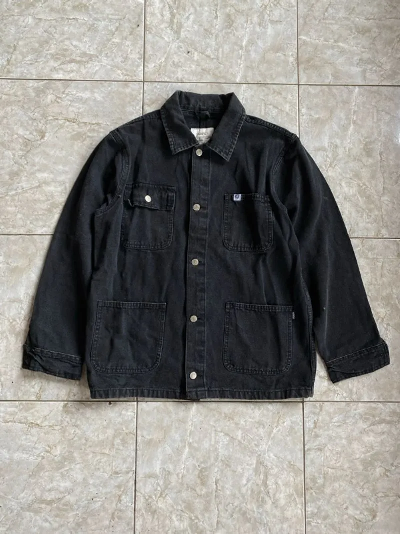 Vearst Jaket Chore Coat Montez Black Washed photo 1