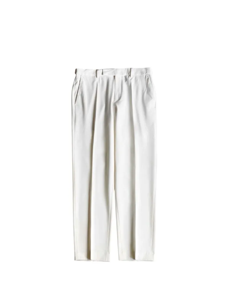 Musinsa Standard stretch ankle length pants white bone celan photo 1