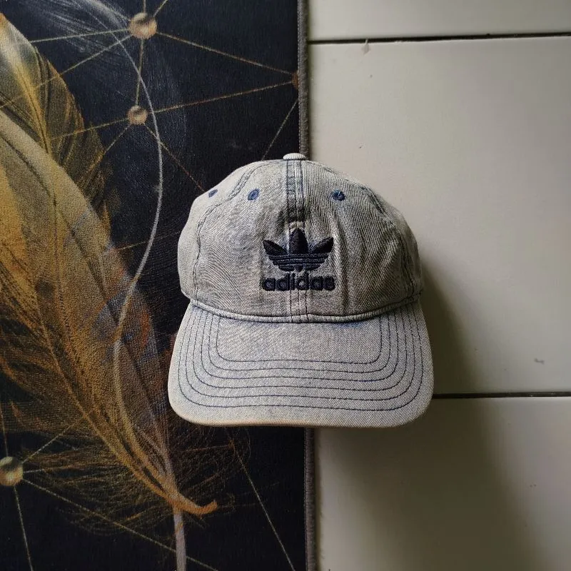 Vintage Adidas Denim Hat photo 1
