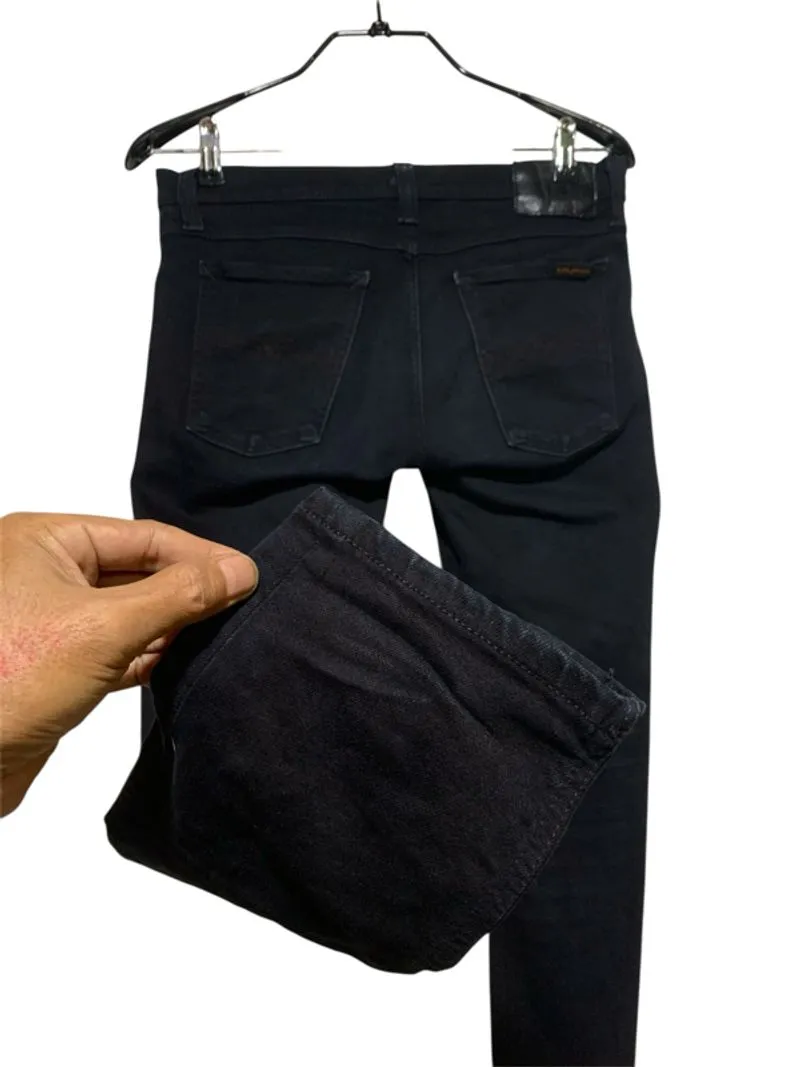 NUDIE JEANS Authentic Italy VGC size w30 L30 jahit rantai photo 1