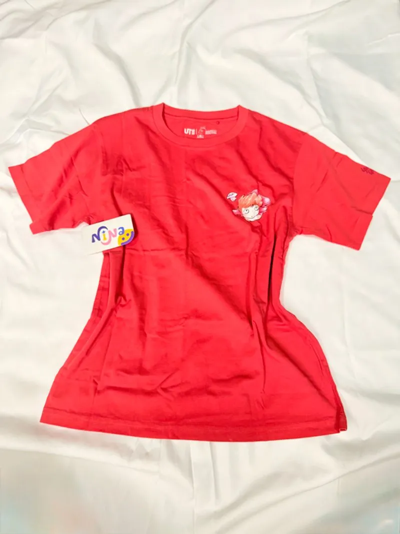 uniqlo kids UT graphic red ponyo tee top photo 1