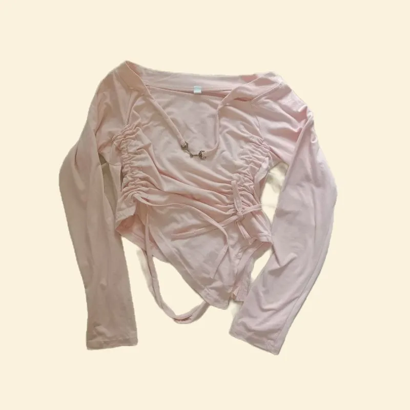 pink croptop photo 1