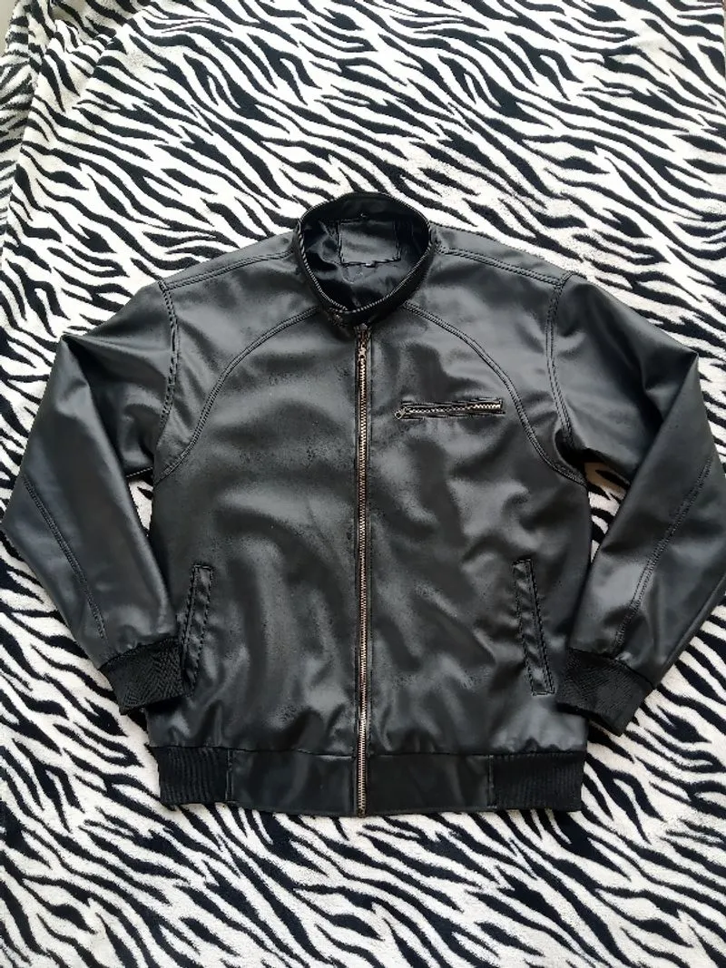 Black Leather Jacket photo 1