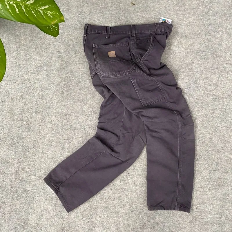 Vintage long pantas canvas raharrt carpenter super cakep  photo 1