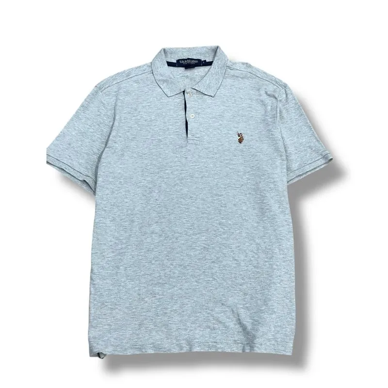 Poloshirt U.S. Polo Assn Basic Abu-Abu photo 1