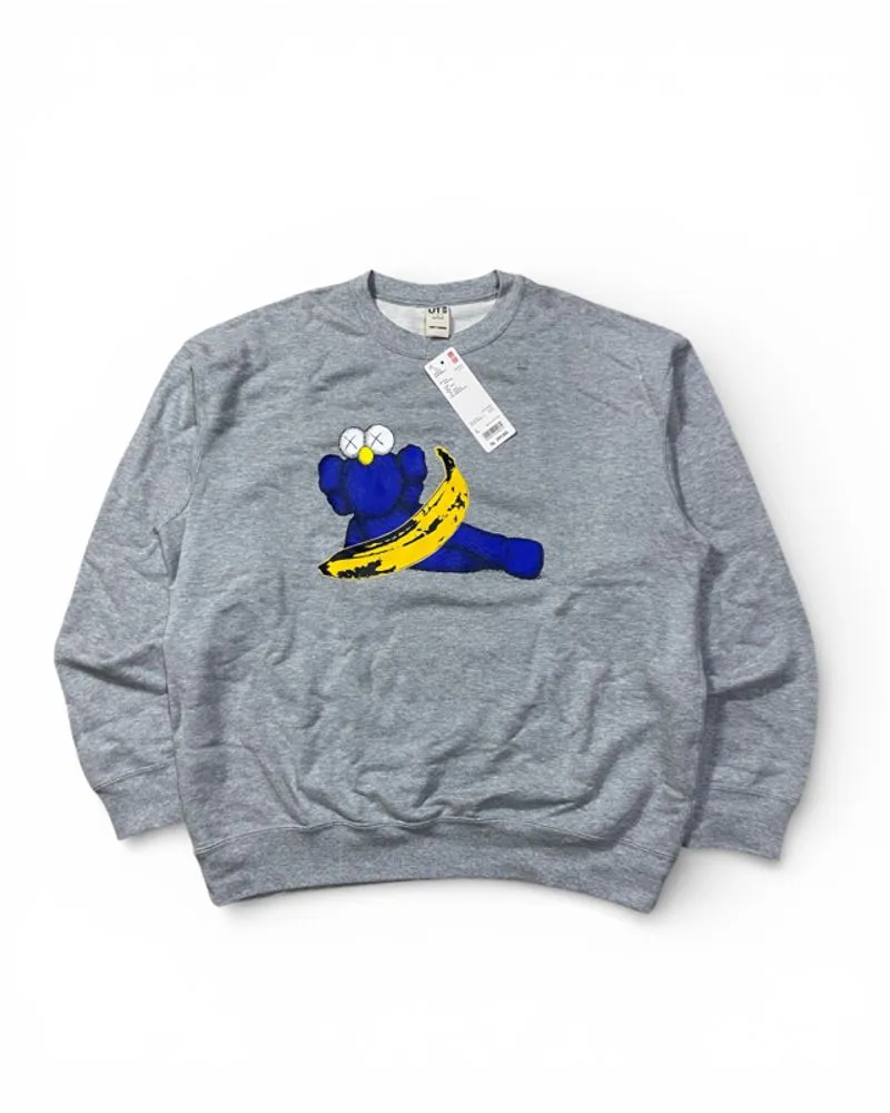 crewneck uniqlo x andy warhol x kaws new photo 1