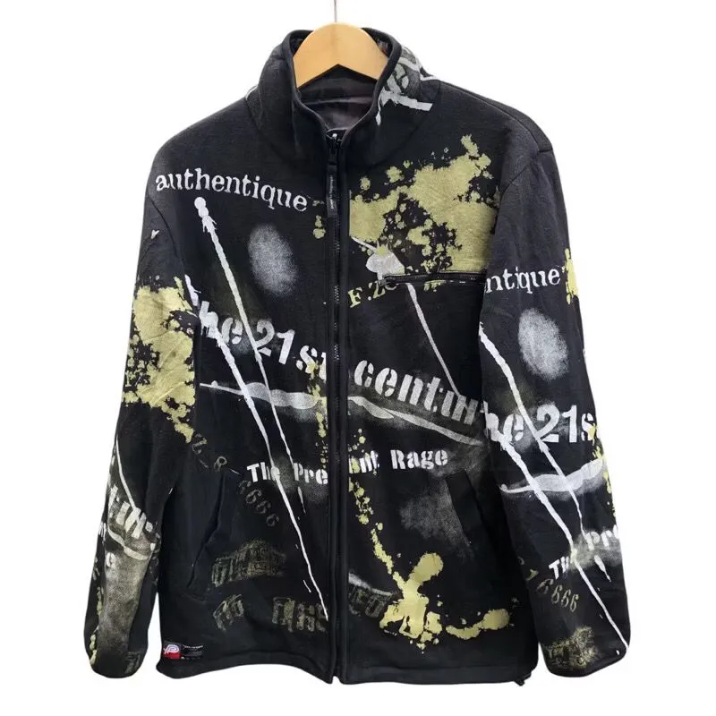 Reversible power the people jacket size L unique design y2k photo 1