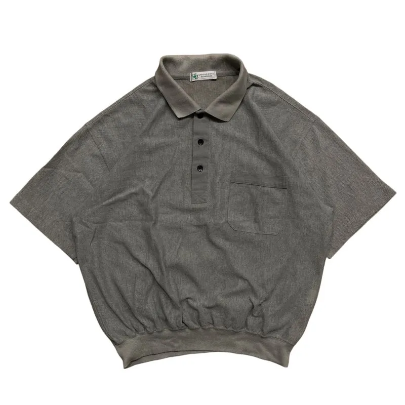 polo oversize spread wings vintage cotton knitted ss polo sh photo 1
