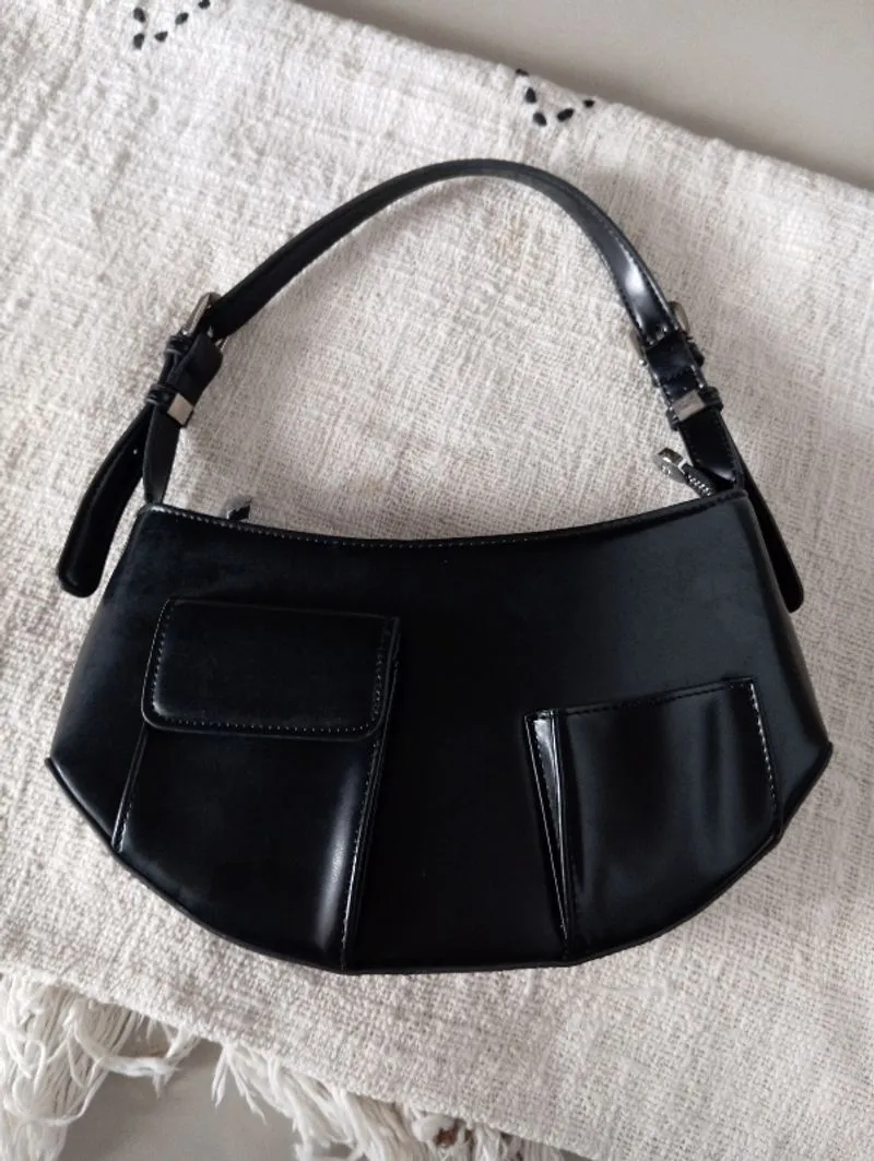 Hobo bag wanita hitam photo 1