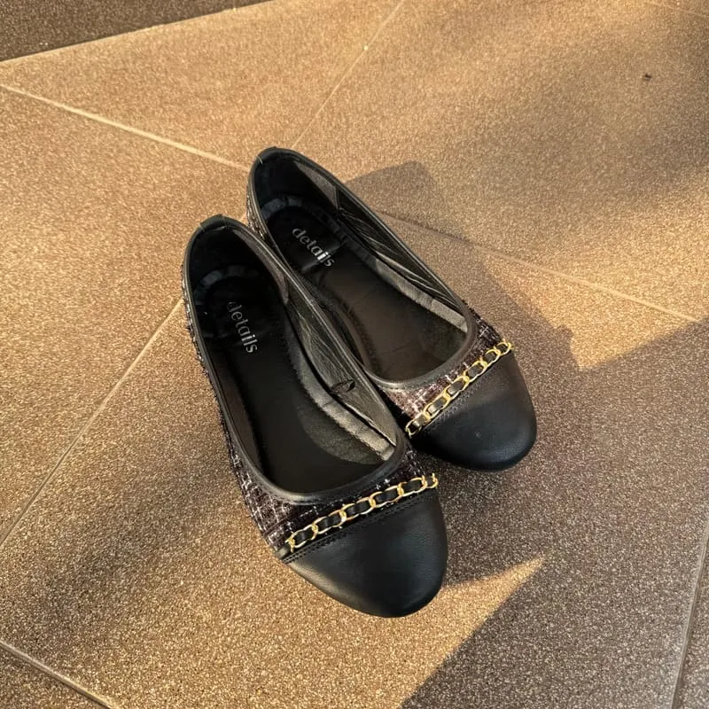 Luxury Minimalist Flat Wanita black photo 1