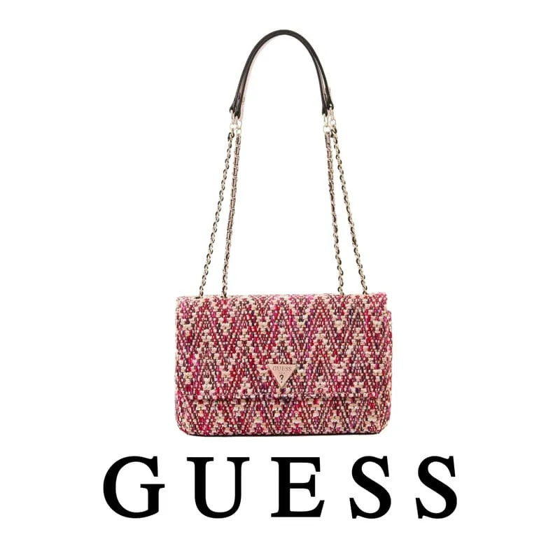 Guess Coquette Casual Crossbody Bag Wanita multicolor pink photo 1