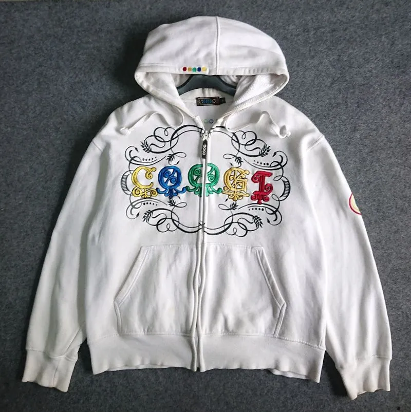 Vintage Zip Hoodie COOGI Putih photo 1