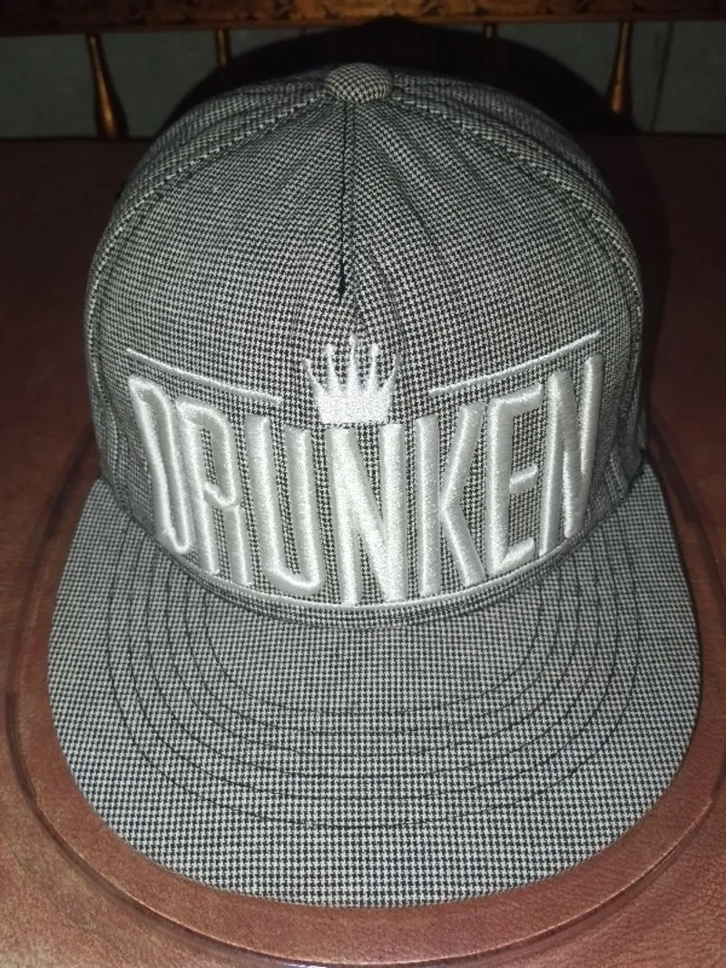 Drunken Hip Hop Premier Baseball Cap Polyester Snapback Hats photo 1