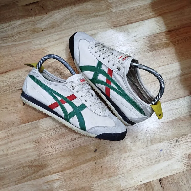 Onitsuka Tiger Casual Sneakers Pria green red cream photo 1