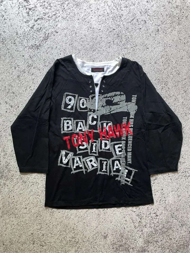 Issey Miyake Streetwear Avant Garde T-shirt Pria black photo 1