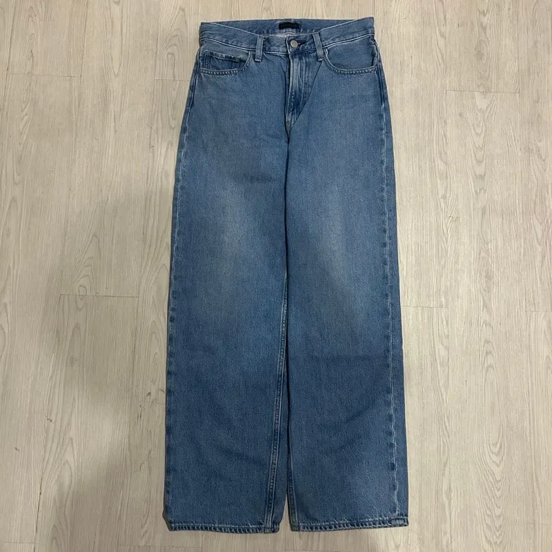 Uniqlo Baggy Straight Blue Jeans photo 1