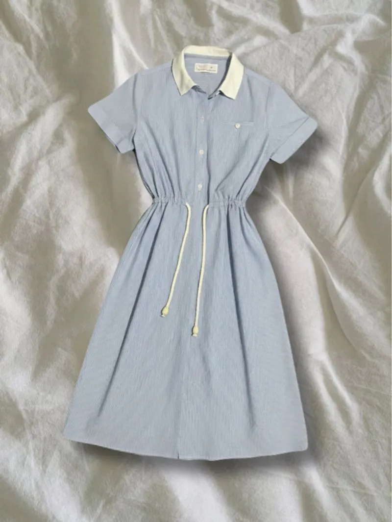 Mididress Stripes Biru photo 1